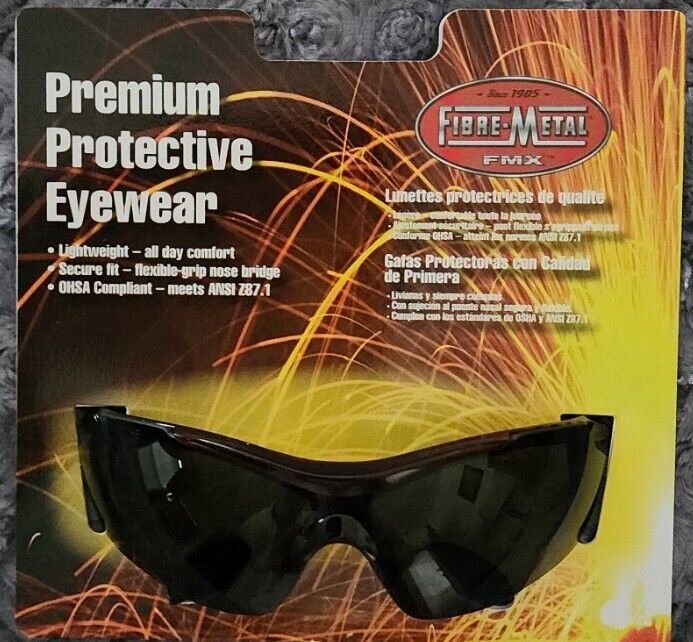 Primary image for FibreMetal Premium Protective Eyewear ~ OSHA Compliant Safety Glasses UV Protect