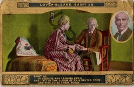 1910 Woman&#39;s World Magazine Postcard Postmarked Lover&#39;s Lane Saint Jo. - £18.58 GBP