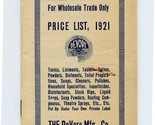 The DeVore Mfg Co Wholesales Price List 1921 Booklet Columbus Ohio  - $27.72