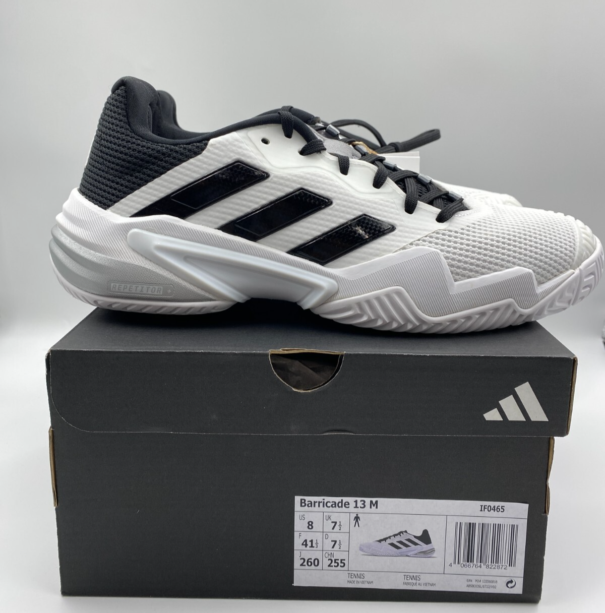 Adidas Barricade 13 Men&#39;s Tennis Shoes Training Sports Shoes [US:8/260] ... - $134.91