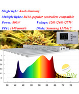SunPlix 800W 10 Bar 1840 PPF Full Spectrum LED Grow Light, Samsung Diode... - $818.75 CAD+