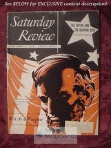 Saturday Review November 8 1952 Richard Hanser Minoo Masani - £6.81 GBP