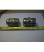 (2) PARKER 16-20 FTX MALE PIPE CONNECTORS /37 DEGREE JIC X 1 1/4&quot; NPTF /... - $52.92 CAD