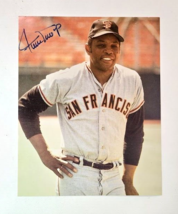 Willie Mays Signed 8x10 Autographed Photo San Francisco Giants - £156.41 GBP