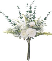 Artificial Flower Bouquet,Artificial Faux Flowers Fake Bouquet for Wedding - £15.45 GBP