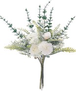 Artificial Flower Bouquet,Artificial Faux Flowers Fake Bouquet for Wedding - £15.32 GBP