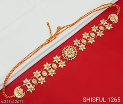 Jabells Maang Tikka Bridal Sheeshphool Rajwadi traditional rakhi gift Kundan l - £13.23 GBP