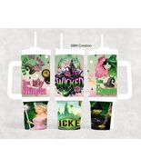 40oz Whimsical wicked wicth theme Insulated  Tumbler with sliding lid / ... - $37.62