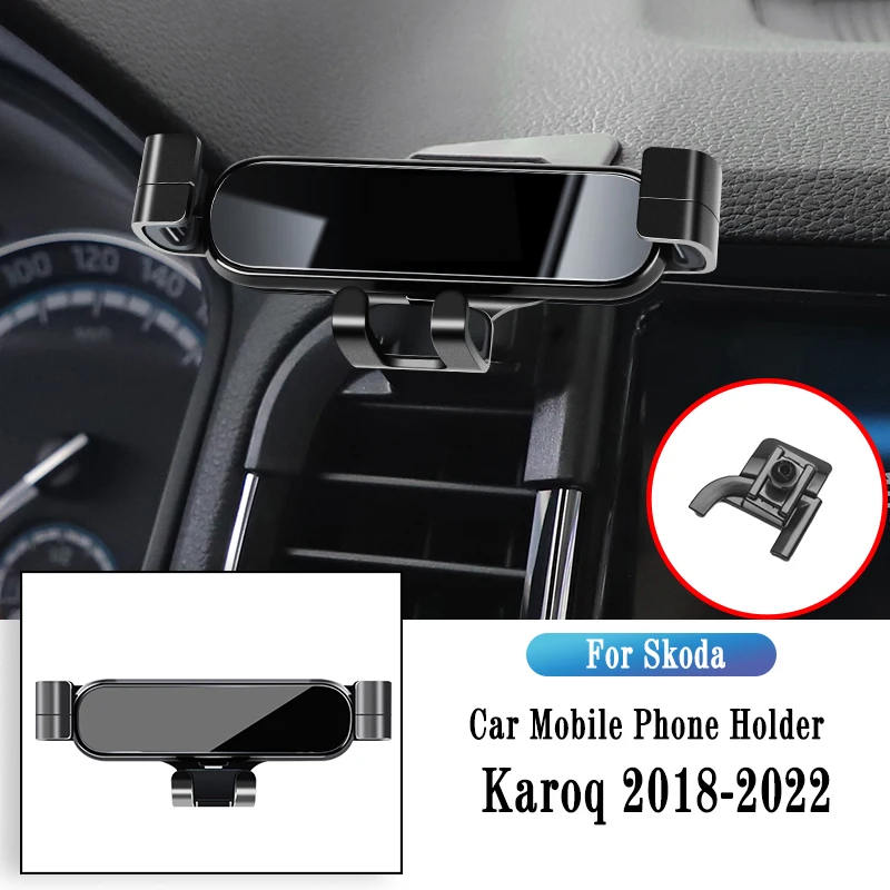 Car Phone Holder For Skoda Karoq 2018-2022 Gravity Navigation Bracket GPS Stand - £15.64 GBP