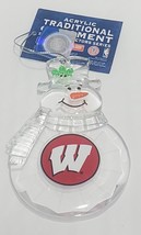 Wisconsin Badgers Snowman Ornament - NCAA - $12.60