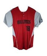 Rolla Bulldogs Baseball Jersey Mens Large 18 Red Gray - £13.22 GBP