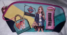Nicole Lee NIKKY Miss Your Call Cosmetic Pouch  NWT - £7.89 GBP
