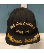 Vintage US NAVY CAP  &quot;USS JOHN C. STENNIS&quot; CVN-74 Made in USA NEW ERA sn... - $1,002.81 MXN