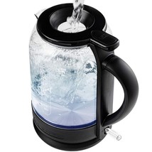 Ovente Electric Glass Kettle 1.5 Liter 1500W Power Portable Instant Hot ... - $40.99