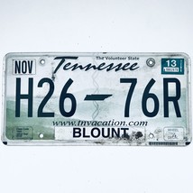 2013 United States Tennessee Blount County Passenger License Plate H26 76R - £6.60 GBP