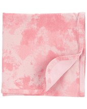 Carters Baby Girl Cotton Receiving Swaddle Blanket Pink Tie Dye NEW - £23.79 GBP
