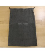 Tom Ford Gray Faux Suede Dust Cover Bag 10&quot; x 15&quot; LARGE Drawstring Lined - $462.19 MXN