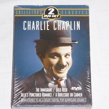 Charlie Chaplin 2 DVD NEW Sealed Collector&#39;s Classics 4 Great Movies - £14.74 GBP