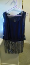 Arden B Mini Dress Navy Blue Sequin Size Small NWT! Retail $98.00 - £29.20 GBP