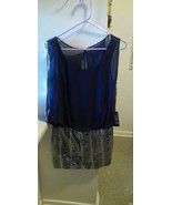Arden B Mini Dress Navy Blue Sequin Size Small NWT! Retail $98.00 - £29.59 GBP