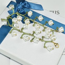 Mori lily of the valley Baroque fresh water pearl bracelet palace cool wind ligh - £16.15 GBP
