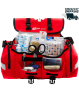 Stocked Trauma Bag Kit First Responder Medical Supplies Emergency BLS Ai... - $2,517.65 MXN