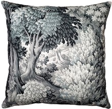 Somerset Woods by Night Throw Pillow 24x24, with Polyfill Insert - £103.87 GBP