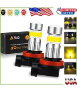 2800lm H8 H11 H16 LED Fog Light Bulbs - 3200K Bright Yellow Driving Upgrade - $922.97 MXN