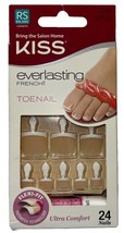 KISS Everlasting French/Natural Toe Nails #53245 (New See Description &amp; ... - $9.89
