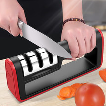 Professional Knife Sharpener Diamond Quick Professional 3 Stages Sharpen... - £11.07 GBP