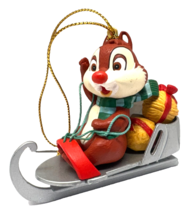 Disney Dale 1989 Chipmunk Christmas Nut Presents on Ice Skate Ornament - $185.07 MXN