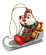 Disney Dale 1989 Chipmunk Christmas Nut Presents on Ice Skate Ornament - $183.24 MXN