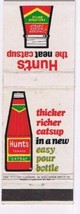 Matchbook Cover Hunt&#39;s Tomato Catsup Hearty Hero Recipe - £0.79 GBP