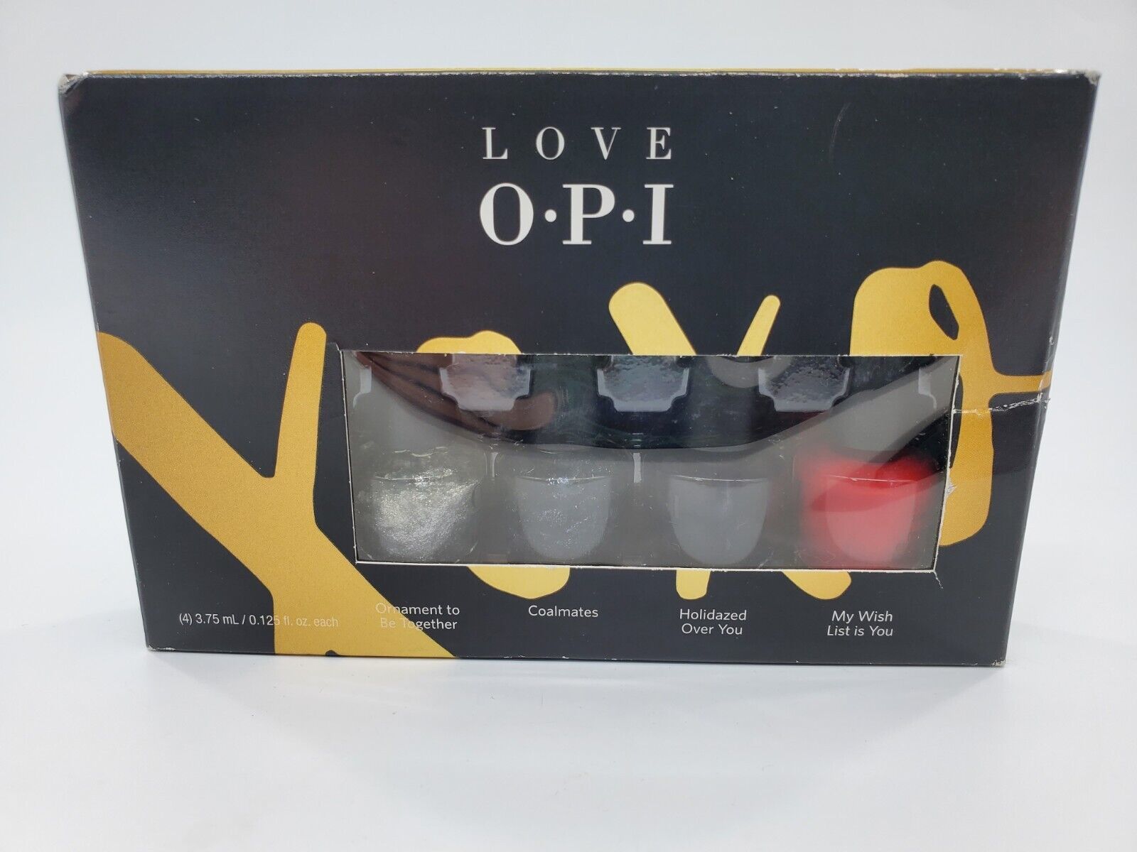 OPI Nail Polish Love Mini Collection 4 X 0.125 oz New in Box 4 Different Colors - $5.99