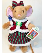 Applause Mouse Girl ELIZABETH Plush Holiday Stuffed Toy Red Velvet 51139... - $54.81 CAD