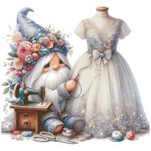 Counted Cross Stitch patterns/ Gnome Sew a dress/ Dream Home 109 - £7.10 GBP