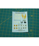 warhammer 40K Space Marine predator transfer sheet OOP - $7.36
