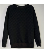 Men&#39;s Black Quilted Sweatshirt - $13.45 CAD