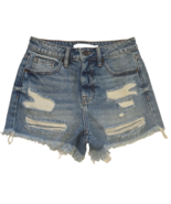 Hidden Denim Jeans Distressed Woman&#39;s Size XS 100% Cotton Shorts - $33.06 CAD