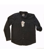 Drill Clothing Company Men Shirt Size L (22x29x26&quot;) Light Black Fabric NWT - £18.39 GBP