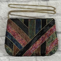 Borsa A Spalla Clutch Vintage La Regale Con Perline Per Serate Formali - $36.36