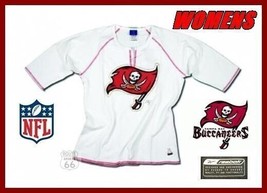 Tampa Bay Buccaneers Fit Women&#39;s Cotton Glitz Shirt Nfl Jersey Free Shipping L - £17.35 GBP