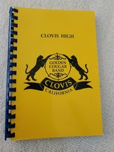 Clovis High School Band Booster Cookbook Clovis CA 1991 Vtg. - £12.44 GBP