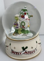 Lenox 2024 &quot;Merry Grinchmas&quot; Snow Globe 5.5&quot;  The Grinch Christmas - $46.28