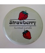 Strawberry Scented Candle In Travel Tin~3.52 Oz~Great for your next trip! - $9.17 CAD