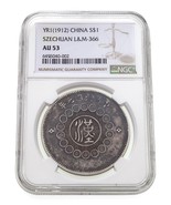 Year 1 (1912) China S$1 Dollar Szechuan L&amp;M-366 Graded by NGC as AU53! - $2,416.66 CAD