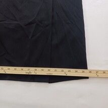 Norton McNaughton Zipper Women's Zip & Double Slits Black Skirt Size 18 (37×36) image 8