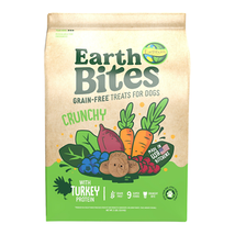 Earthborn Holistic EarthBites Crunchy Dog Treats Turkey &amp; Pumpkin 1ea/2 lb - £13.36 GBP
