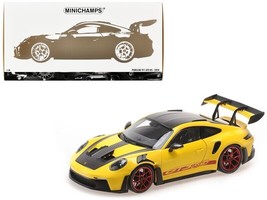 2024 Porsche 911 (992) GT3 RS Yellow Limited Edition 1/18 Diecast Model Car - £230.09 GBP