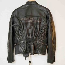 Harley Davidson Competition Black Leather Touring Jacket New with Tags - £311.09 GBP